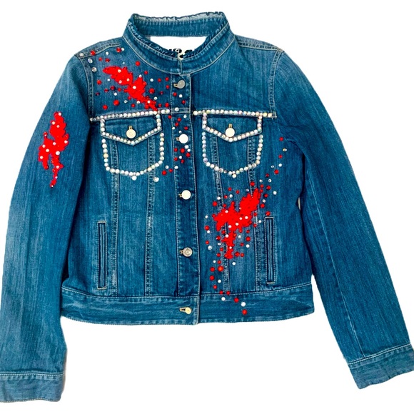 Jackets & Blazers - ❣️❣️Rhinestone Embellish Denim Jacket❣️❣️❣️❣️❣️❣️